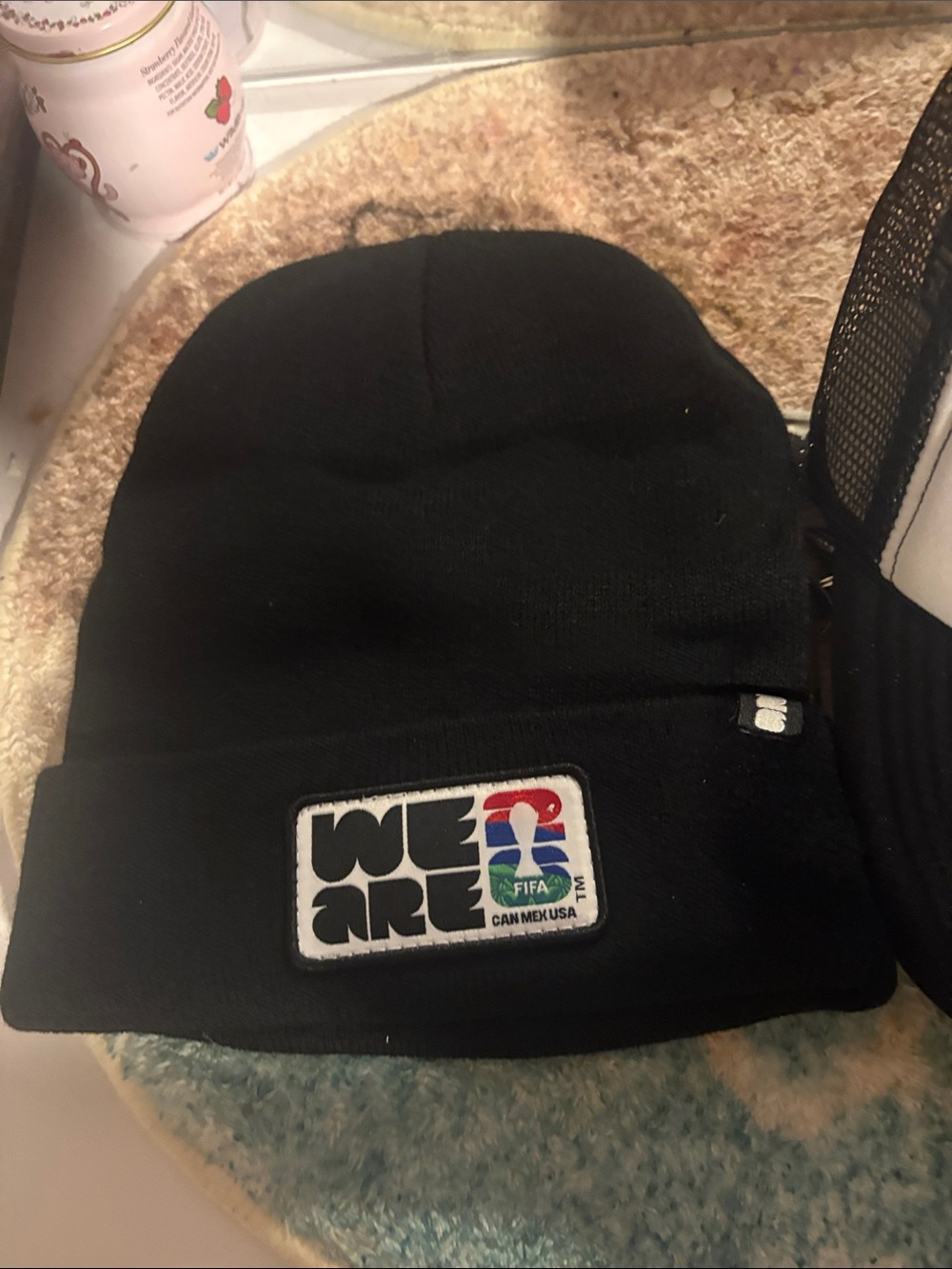 Fifa we are Beanie and hat 2 items for the price of one